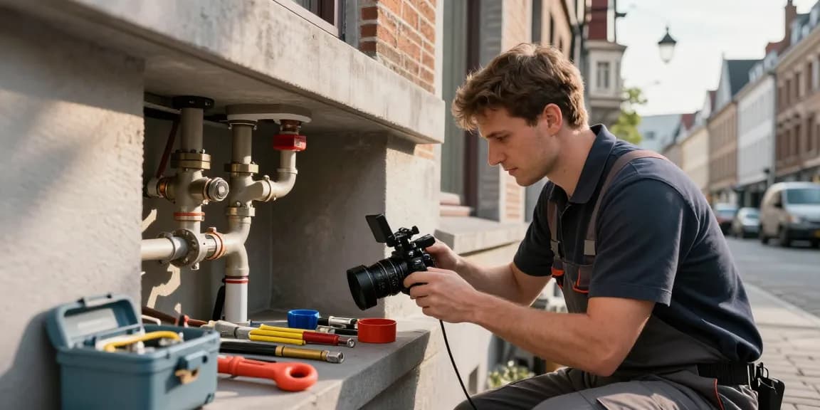 Ontstopping Antwerpen service met professional in historische omgeving van Antwerpen.